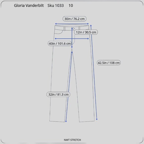 Gloria Vanderbilt Sz 10 Amanda Straight Leg Stretch Classic Fit Denim Jeans - Picture 3 of 8